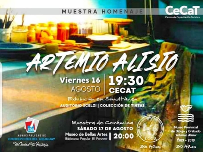 # Muestra Homenaje por los 30 años del Museo Artemio Alisio en el Cecat